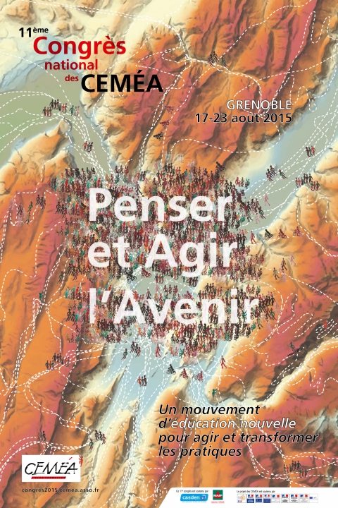 Affiche du congrès 2015 des Ceméa version final HD